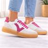 Victoria Suel Gum Sole Platform Trainer - Fuchsia